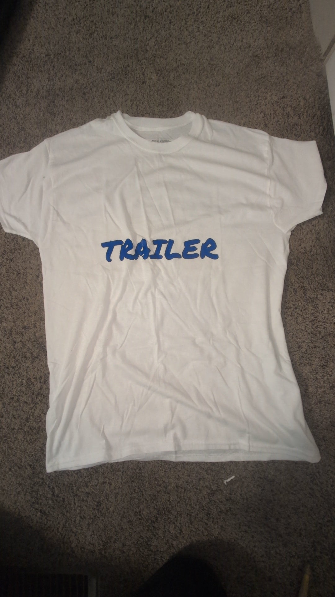 Trailer Logo White T-Shirt-Signed